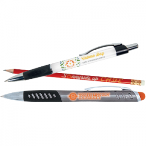 personalized custom promotional pens pencils full color metal light