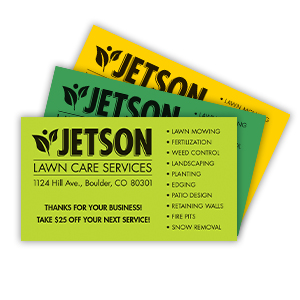 yellow green business cards ASTROBRIGHTS stock colorful print