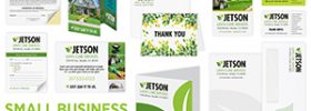 small business kit brochure, business cards, announcements, letterhead, forms, postcards, announcements