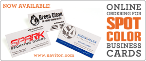 Spot Color Business Cards now available for online ordering