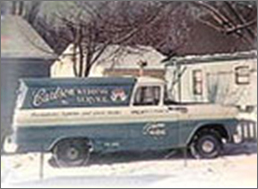 Carlson Craft's first delivery truck